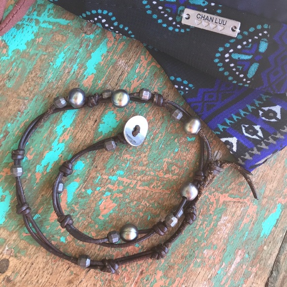 Sold ✨✨Chan Luu wrap bracelet with pearls - Picture 1 of 6